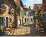 Italienisches Dorf malen nach zahlen