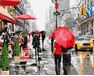 Regen in New York malen nach zahlen