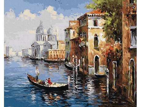Ein Ausflug nach Venedig 40x50cm malen nach zahlen