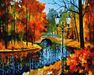 Park im Herbst malen nach zahlen