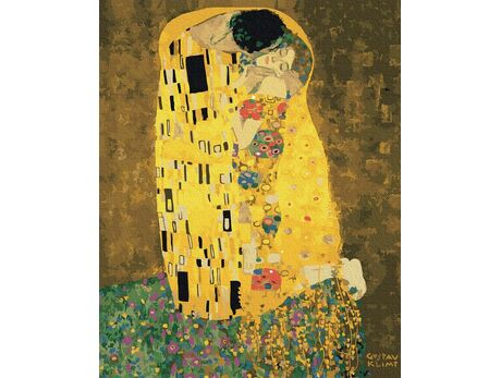 Der Kuss (Gustav Klimt) 50x65cm malen nach zahlen
