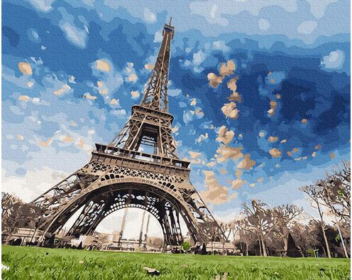 Romantischer Pariser Himmel