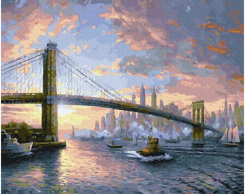 Brooklyn-Brücke. New York
