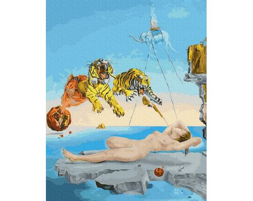 Salvador Dali. Traum, verursacht durch den Flug einer Biene um einen Granatapfel.