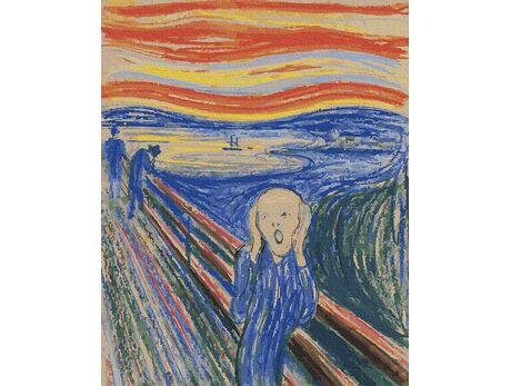 Edvard Munch. Der Schrei malen nach zahlen