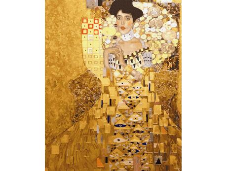 Gustav Klimt. Porträt von Adele Bloch-Bauer I malen nach zahlen