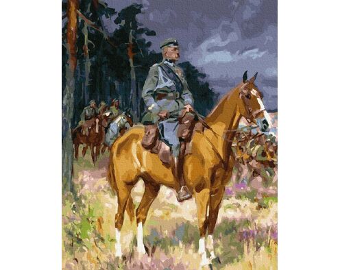 Vor der Schlacht. Józef Piłsudski