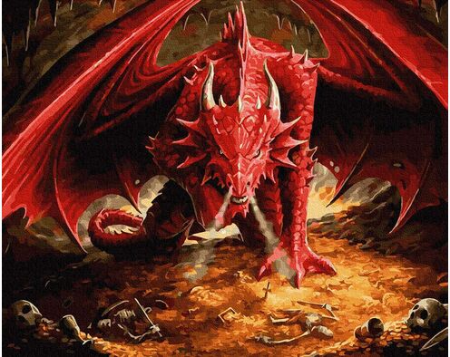 Roter Drache