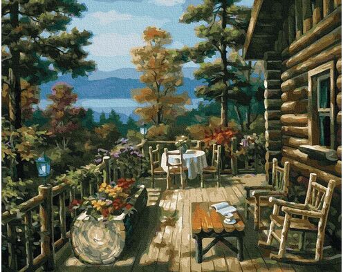 Terrasse mit schöner Aussicht