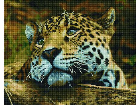 Leopard diamond painting
