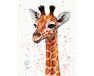 Giraffe malen nach zahlen