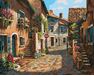 Italienische Straßen malen nach zahlen