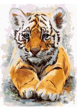 Baby-Tiger 30x40cm