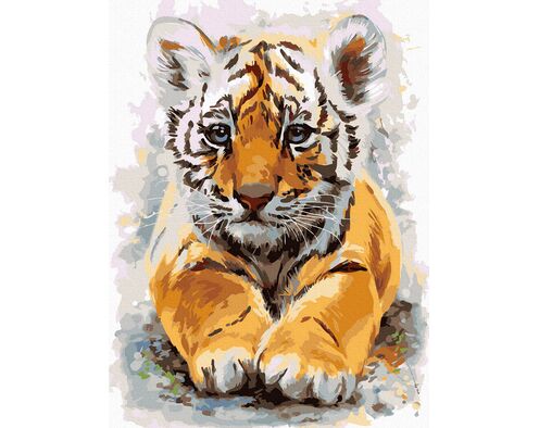 Baby-Tiger 30x40cm