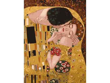 Der Kuss (Gustav Klimt) malen nach zahlen