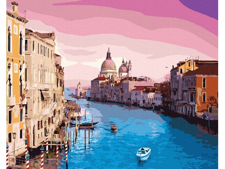 Magischer Himmel in Venedig malen nach zahlen