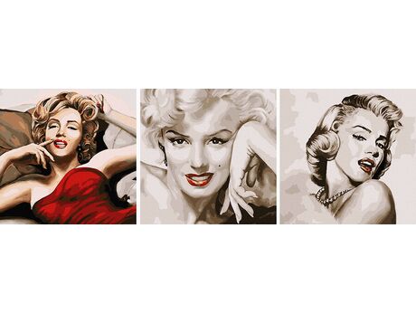 Marilyn Monroe malen nach zahlen