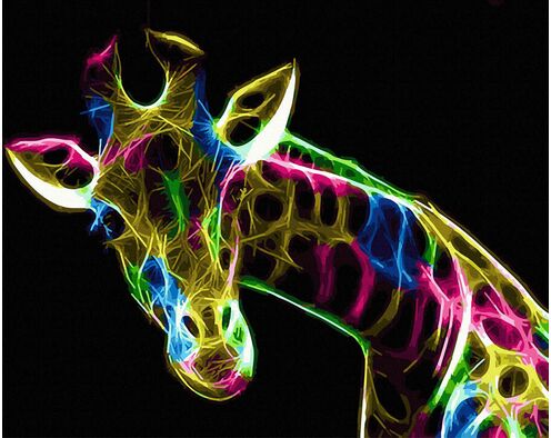 Neon-Giraffe