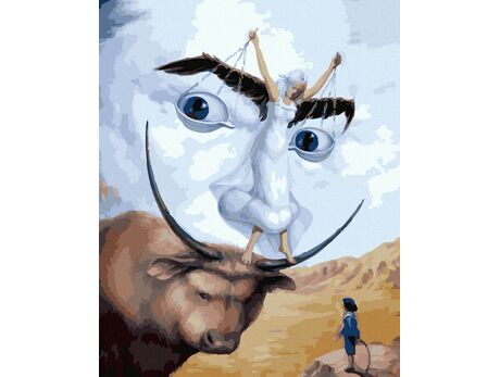 Die Abstraktion von Salvador Dali malen nach zahlen