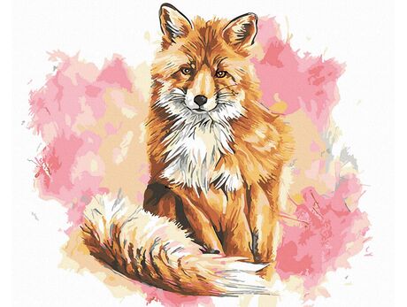 Roter Fuchs malen nach zahlen
