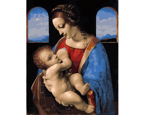 Madonna Litta - Giovanni Antonio Boltraffio und Leonardo da Vinci