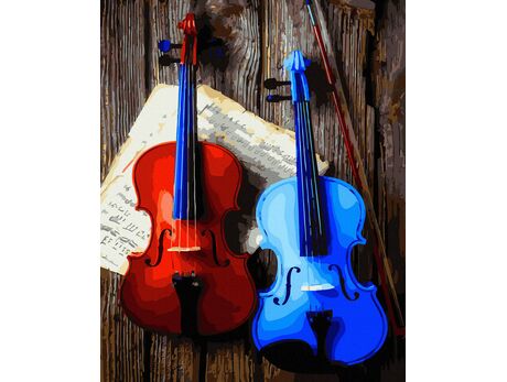 Violine malen nach zahlen