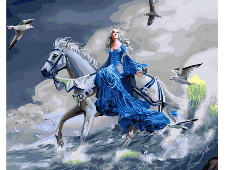 Königin der Meere 40x50 cm malen nach zahlen