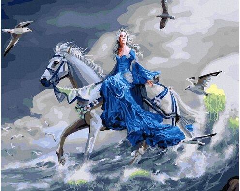 Königin der Meere 40x50 cm