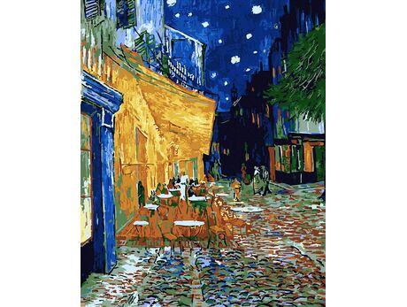 The Night Café - Vincent van Gogh 40x50 cm malen nach zahlen