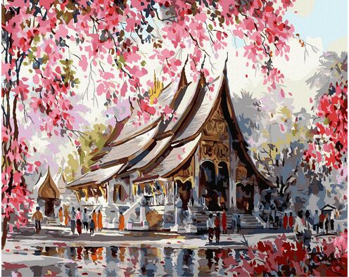 Der japanische Garten 40x50 cm