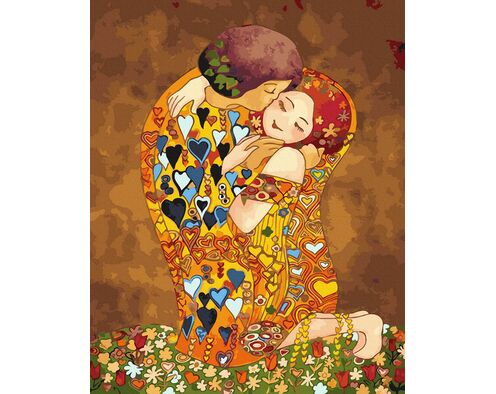 Animierter Klimt 40x50 cm