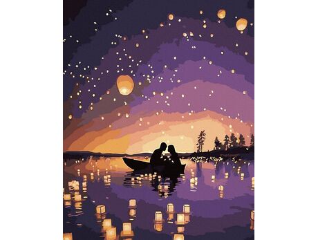 Romantisches Licht 40x50 cm malen nach zahlen