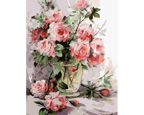 Rosa Rosen 40x50 cm