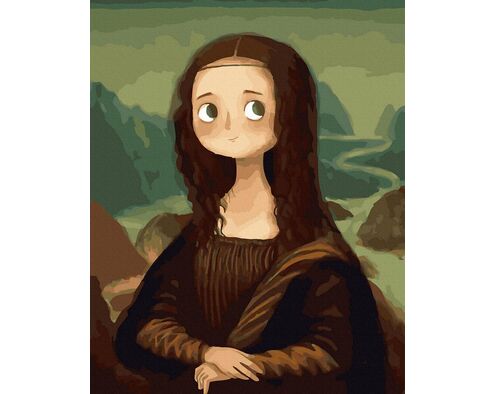 Mona Lisa aus einem Märchen 40x50 cm