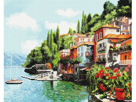 Eine Stadt am Meer diamond painting