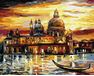 Der goldene Himmel von Venedig 40cm*50cm (Ohne Rahmen) malen nach zahlen