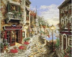 Restaurant an der Küste 40cm*50cm (Ohne Rahmen)