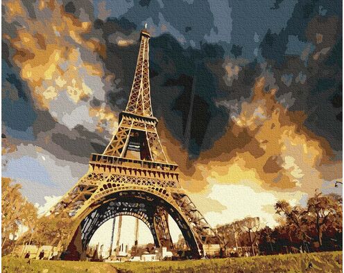 Unter dem Himmel von Paris 40cm*50cm (Ohne Rahmen)