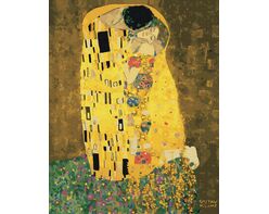Kuss (Gustav Klimt) 40cm*50cm (Ohne Rahmen)