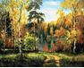 In den Herbstwäldern 40cm*50cm (Ohne Rahmen) malen nach zahlen