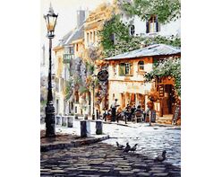 Italienisches Bistro 40cm*50cm (Ohne Rahmen)