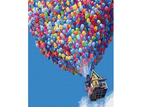 Luftballons 40cm*50cm (Ohne Rahmen) malen nach zahlen