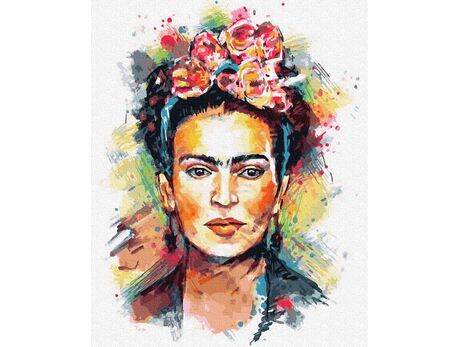 Frida Kahlo - Decoupage 40cm*50cm (Ohne Rahmen) malen nach zahlen