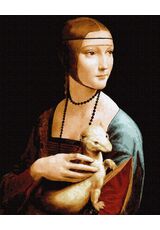 Dame mit Hermelin. Leonardo da Vinci 40cm*50cm (Ohne Rahmen)