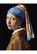 Jan Vermeer. Mädchen mit dem Perlenohrring 40cm*50cm (Ohne Rahmen)