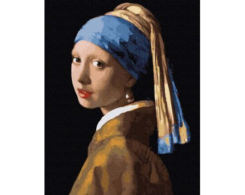 Jan Vermeer. Mädchen mit dem Perlenohrring 40cm*50cm (Ohne Rahmen)