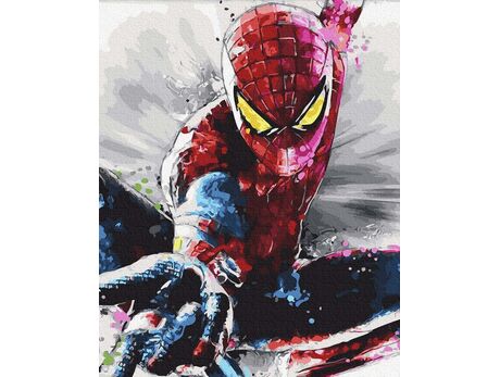Spiderman - Superheld 40cm*50cm (Ohne Rahmen) malen nach zahlen