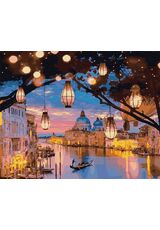 Die Lampen von Venedig 40cm*50cm (Ohne Rahmen)