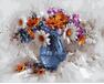 Stilleben mit Gänseblümchen und Ringelblumen 40cm*50cm (Ohne Rahmen) malen nach zahlen