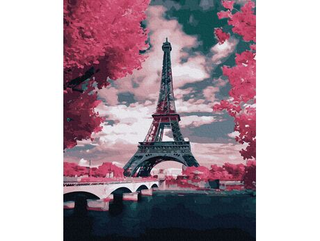 Liebe Schatten von Paris 40x50 cm malen nach zahlen